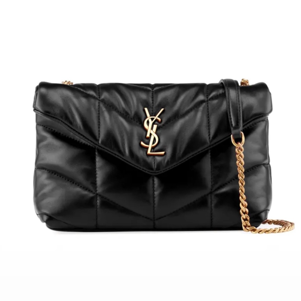 Saint Laurent Leather Crossbody Bag Lou Lou